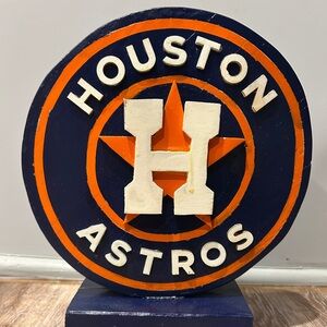 Houston Astros Handmade Wooden Sign